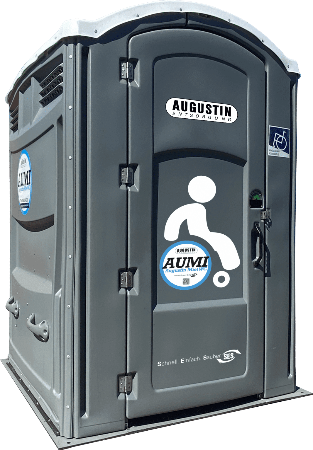AUMI-Miet-WC – mobile Toiletten - barrierefreies WC