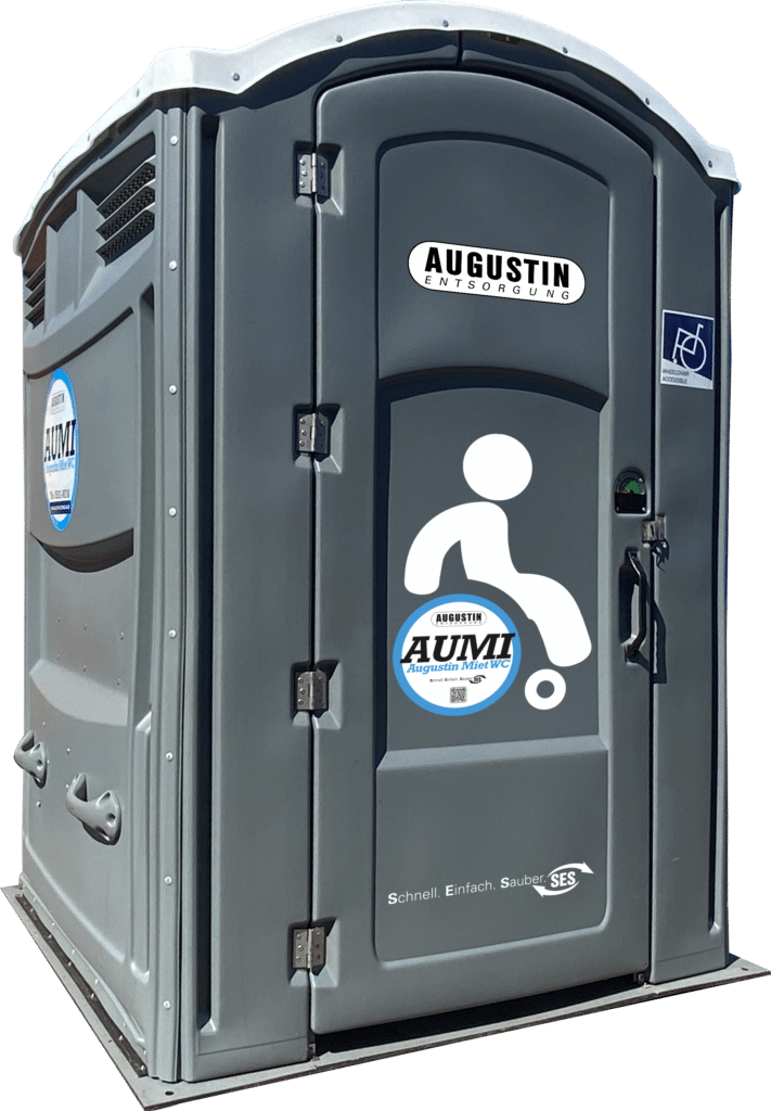 AUMI Miet-WC – mobile Toiletten barrierefreies WC