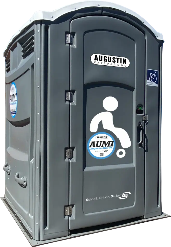 AUMI Miet-WC – mobile Toiletten barrierefreies WC