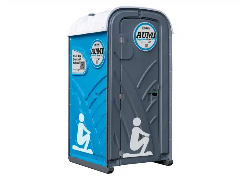mobile Toilette mit Hock-WC