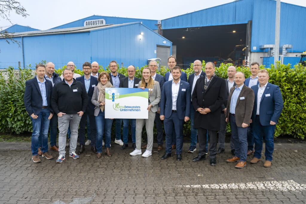 Auszeichnung Klimabewusstes Unternehmen 2025 - Gruppenfoto