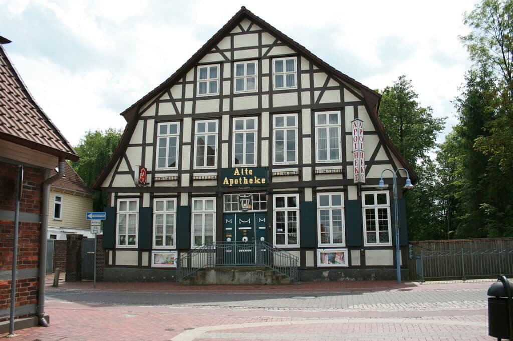 Rotenburg Wümme - Alte Apotheke auf der Goethestraße (Foto: Frank Vincentz)