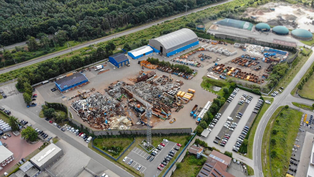 Emsschrott - Luftaufnahme Standort Meppen-Hüntel 2025
