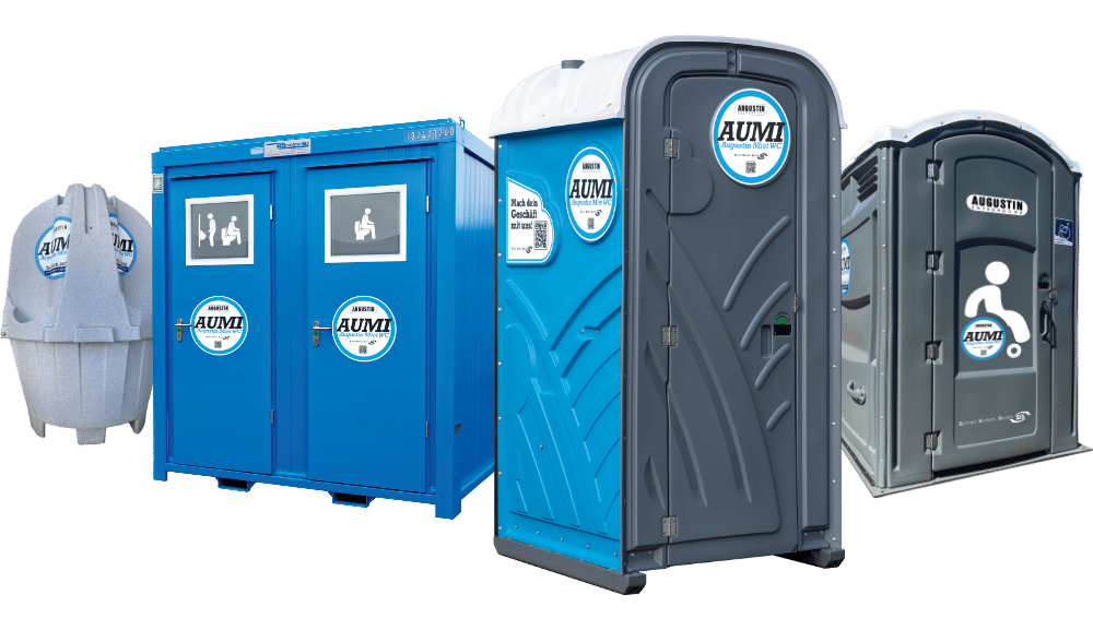 AUMI Miet-WC Sortiment