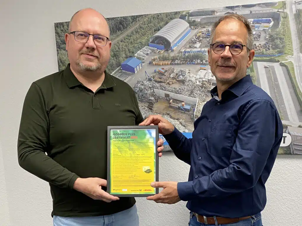 Übergabe „GoGreen Plus“-Zertifikat 2026